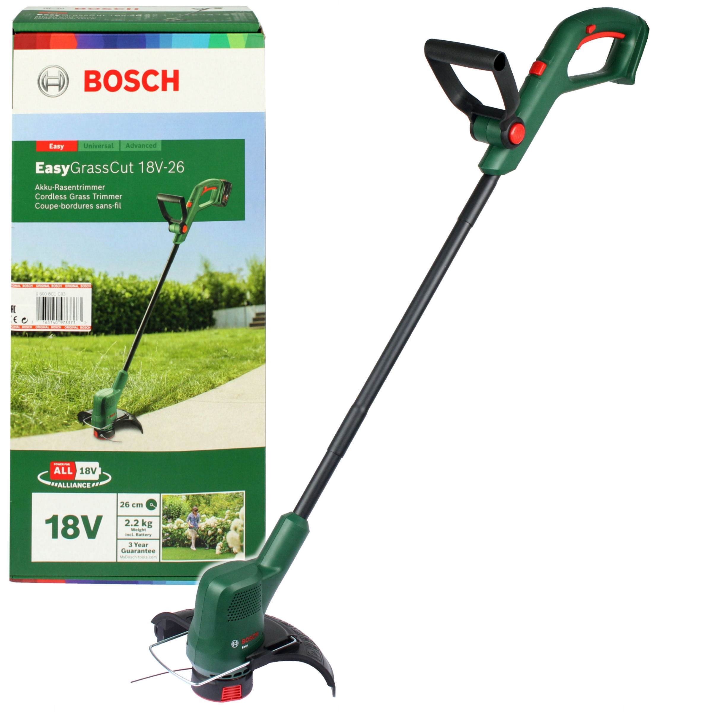 Aku krovinorez Bosch 116 cm 2,2 kg